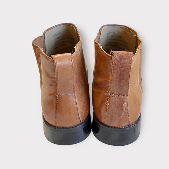 Antonio Zengara Brown Leather Chelsea Dress Boots Sz 8 main image 4